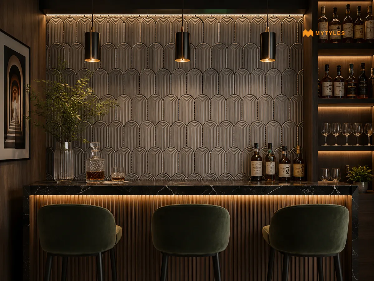 Imported Gray Mosaic Wall Tile